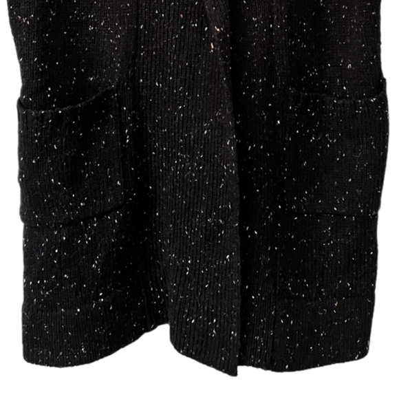 Design History Sweater Womens S WOOL Blend Black Cardigan Short Sleeve Button - Picture 6 of 10